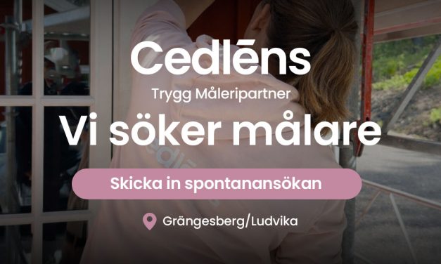 Cedlèns söker målare