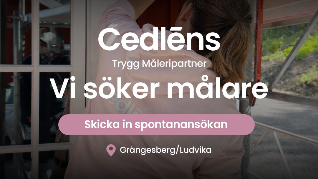 Cedlèns söker målare